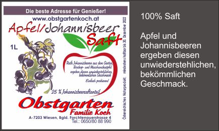 Apfel Johannisbeer