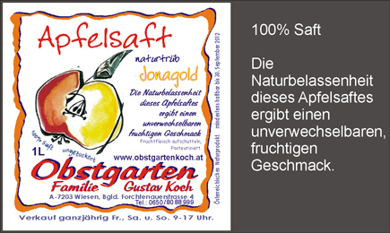 Apfelsaft Jonagold