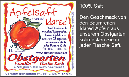 Apfelsaft Idared