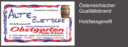 Alte Zwetschke Holzfassgereift