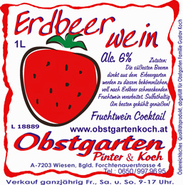 Erdbeerwein